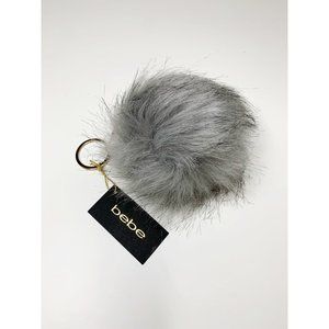 NWT Bebe Faux Fur Keychain Ball